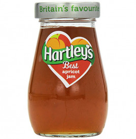 Hartley's Best Apricot Jam   Glass Jar  340 grams